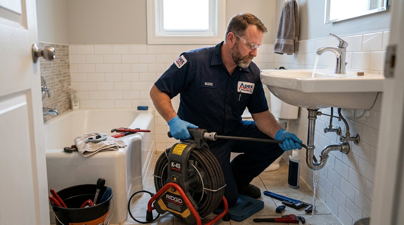 Licensed master plumber providing precision Drain Snaking & Rooter in Garden Grove, CA