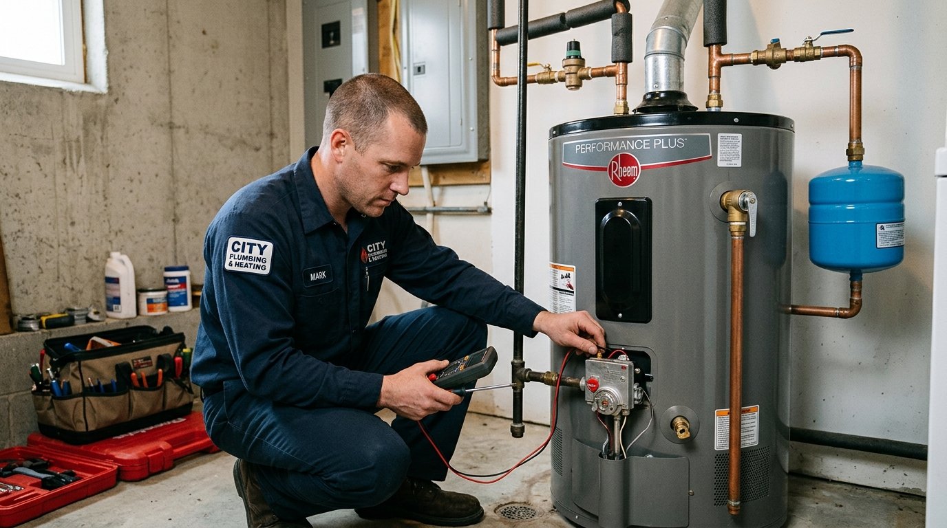 Licensed master plumber providing precision Water Heater Services in Garden Grove, CA